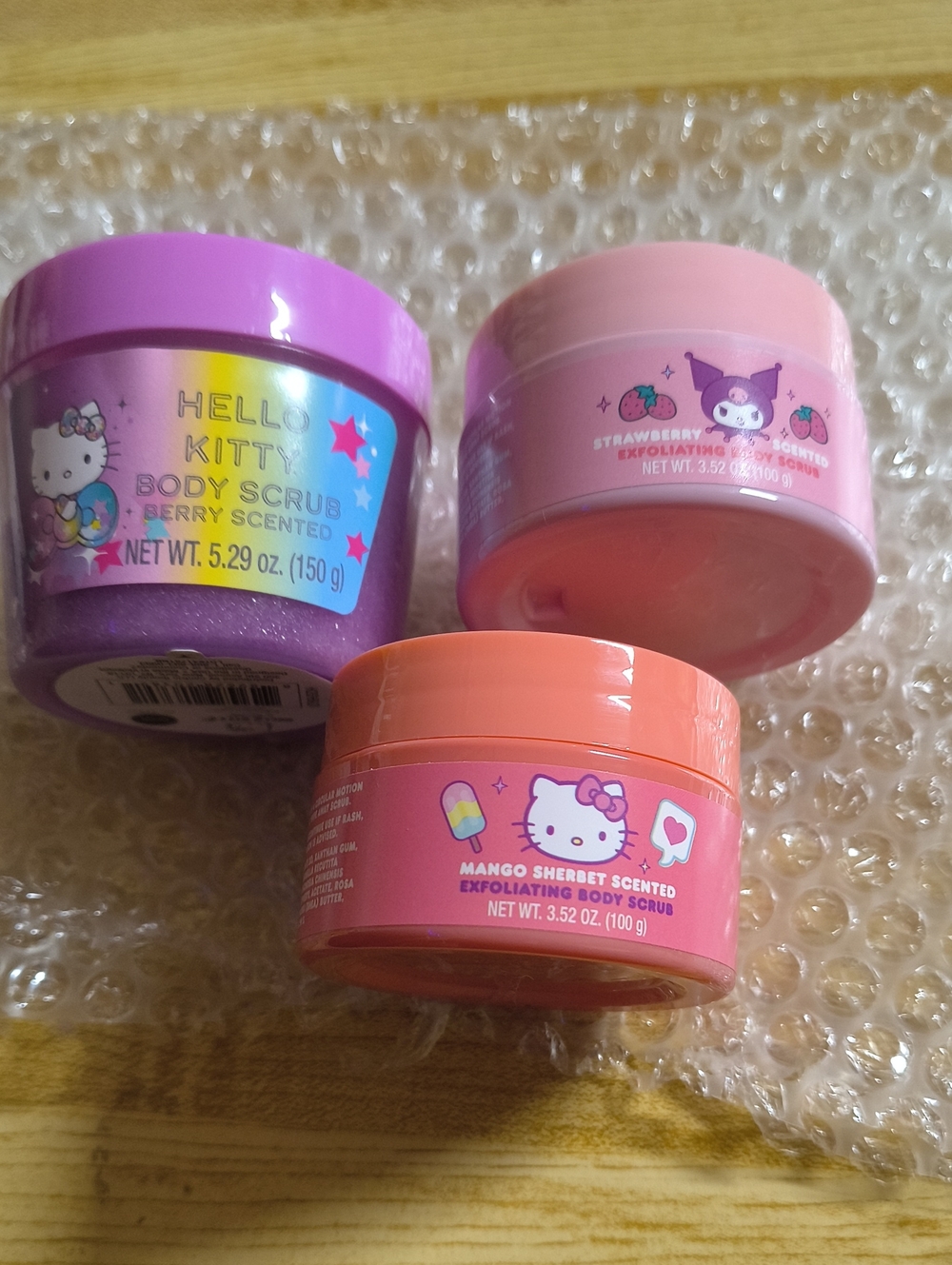 Lot Of Hello Kitty And Friends Body Scrubs
